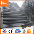 2.4*2.1m designs for steel fence with hot dipped galvanized tube 40-60g/mm zinc